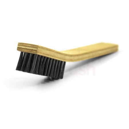 Gordon Brush 4 x 11 Row 0.006 SS Wire and Plywood Handle Heavy Duty Scratch Brush, PK12 81SSG-12